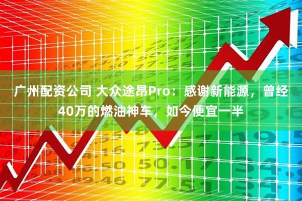 广州配资公司 大众途昂Pro：感谢新能源，曾经40万的燃油神车，如今便宜一半